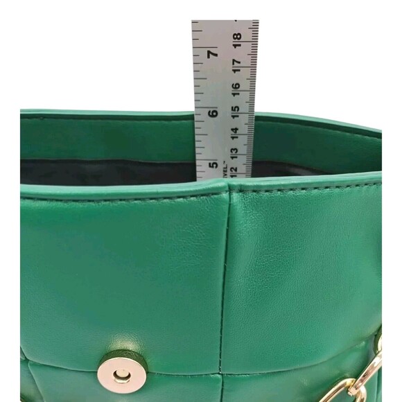 Urban expressions handbag crossbody Green Botton Up Sz Small Claudine Purse New - Picture 11 of 16